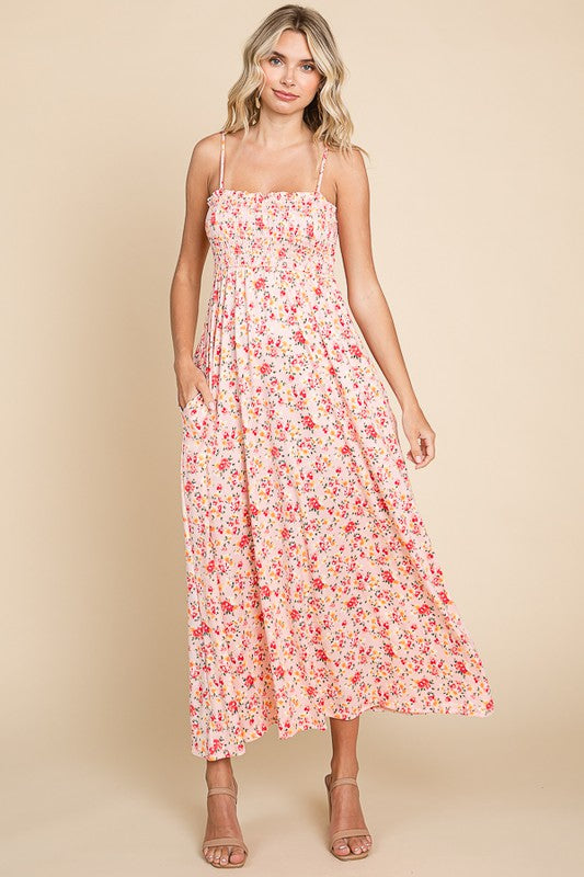 Plus Floral Maxi Dress